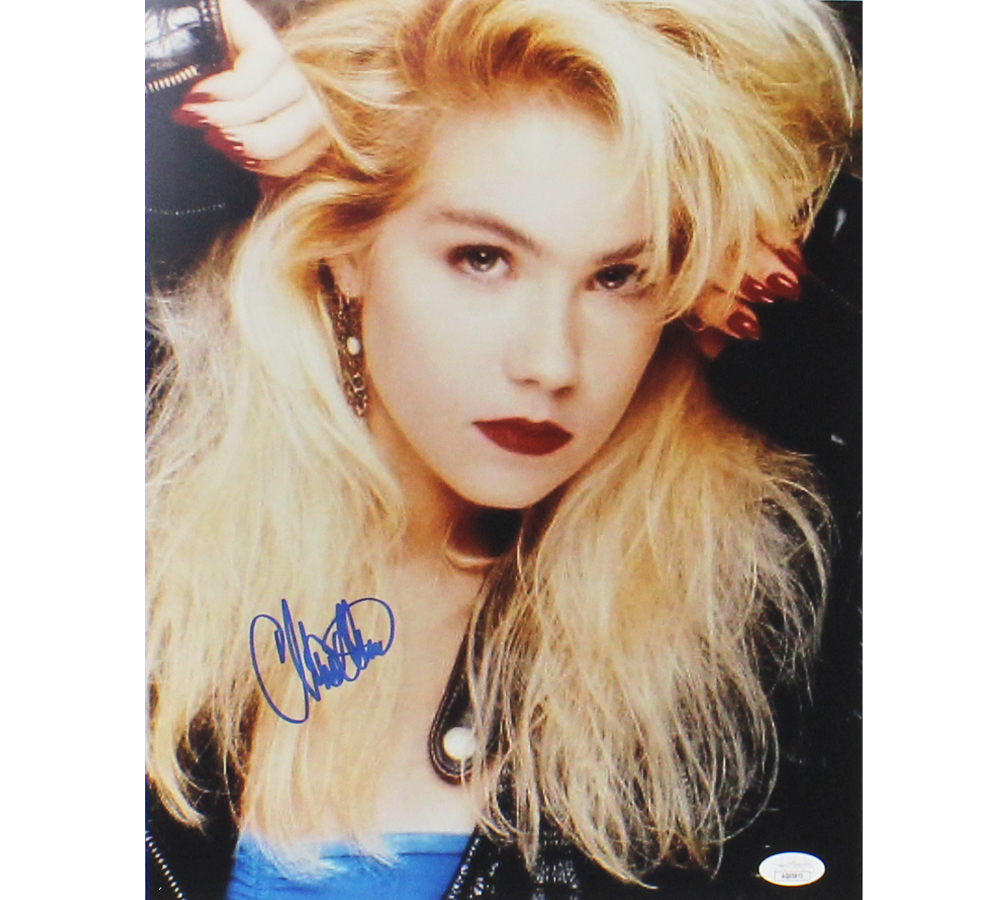 Christina Applegate Signed Married With Children Hand by Ear Unframed 11x14 Photo Close Up with "Kelly Bundy" Inscription