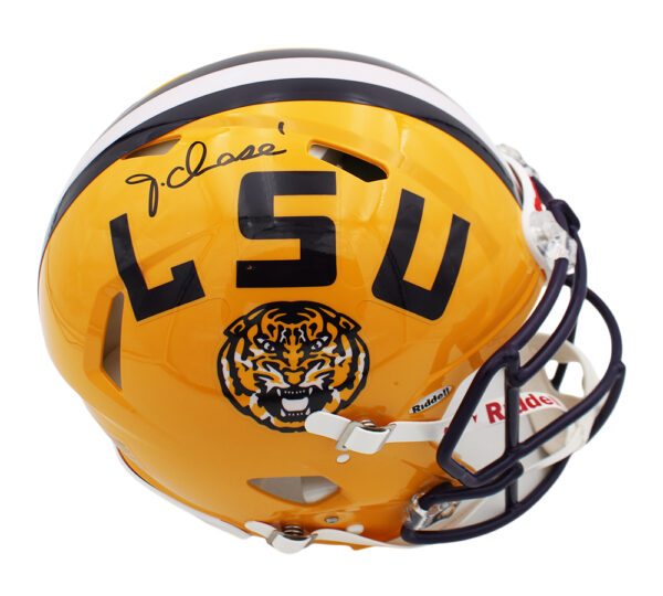 Ja'Marr Chase Signed LSU Tigers Speed Authentic Yellow NCAA Helmet