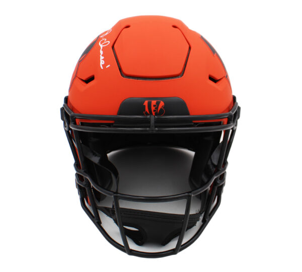 Ja'Marr Chase Signed Cincinnati Bengals Speed Flex Authentic Rave NFL Helmet - Image 3