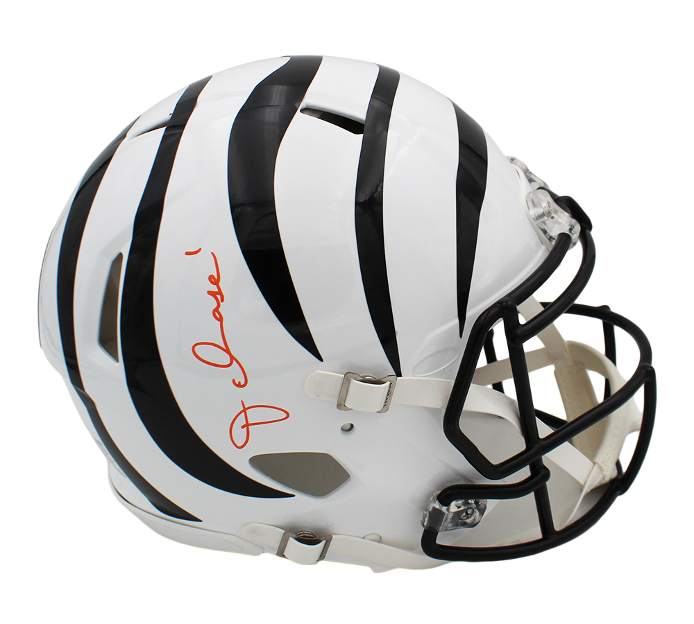 Ja'Marr Chase Signed Cincinnati Bengals Speed Authentic Alternate NFL Helmet