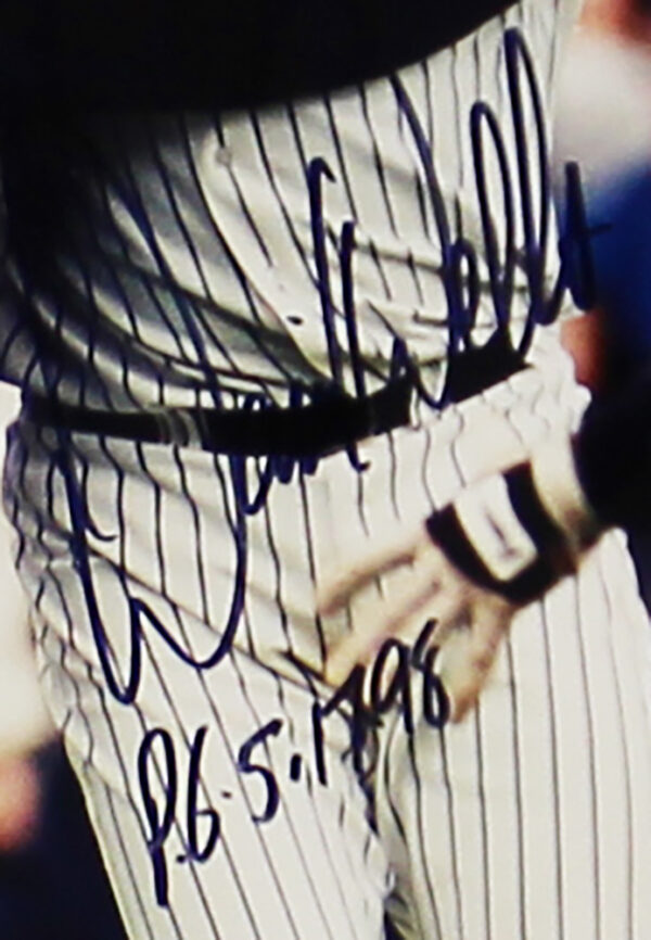 David Wells Signed New York Yankees Unframed 16x20 MLB Photo with PG 5.17.98 Inscription - Image 2