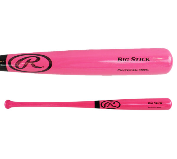Unsigned Rawlings Big Stick Professional Model Pink Bat