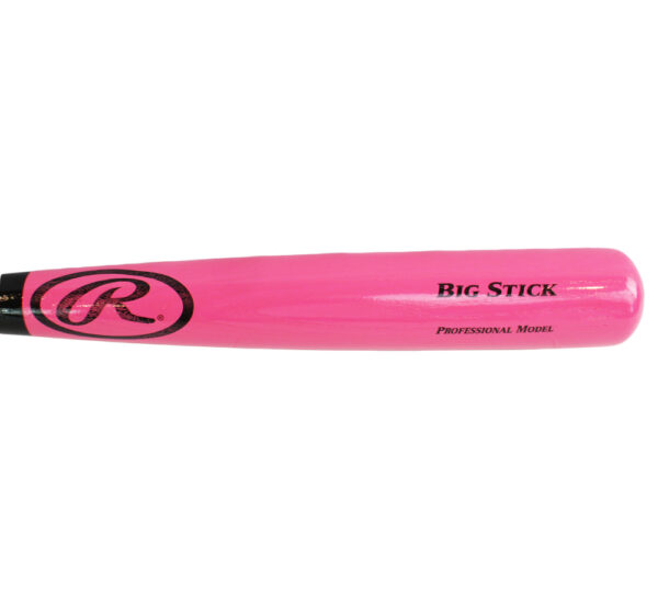 Unsigned Rawlings Big Stick Professional Model Pink Bat - Image 3