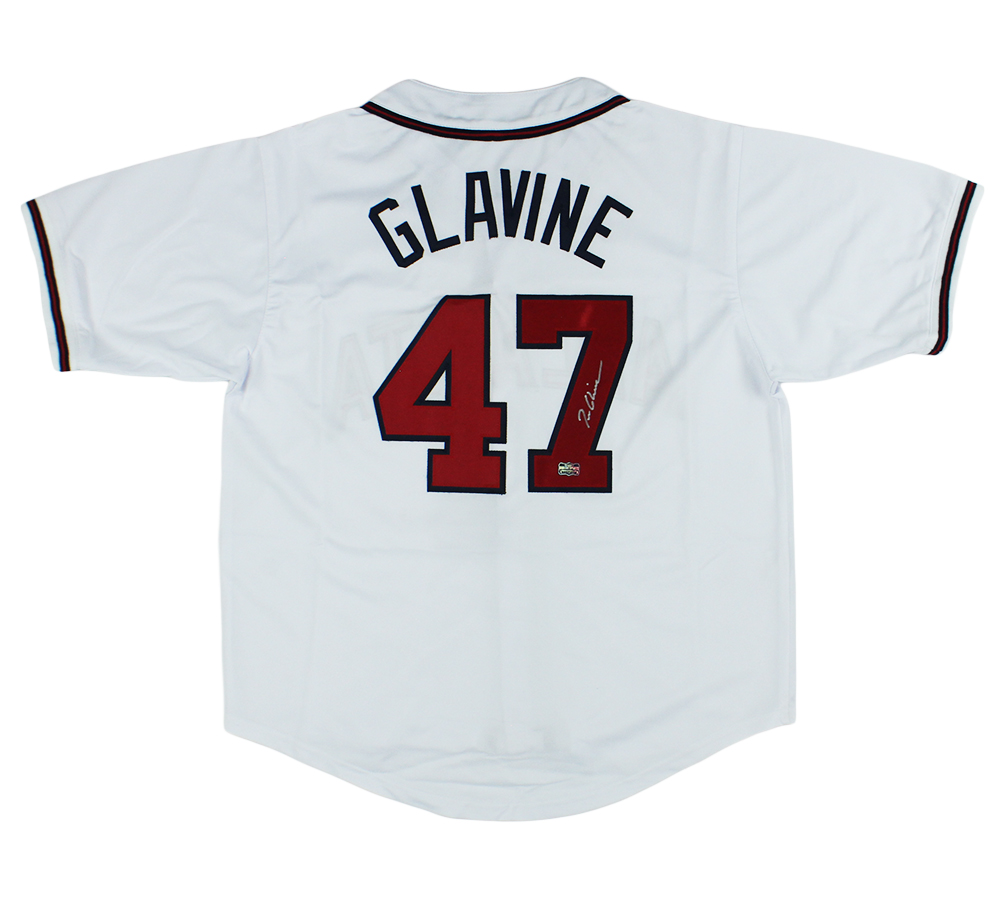Tom Glavine Signed Atlanta Custom White Jersey