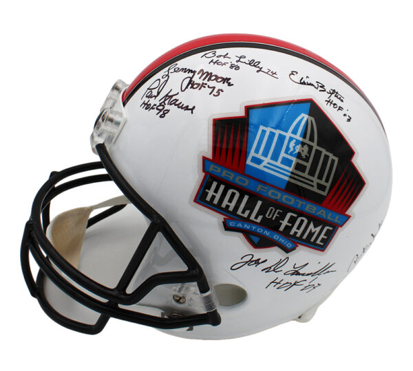 Multi-Signed Hall of Fame Full Size VSR4 NFL Helmet with 17 Signatures including Earl Campbell & Bob Lilly - Image 3