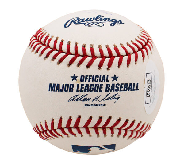 Yogi Berra, Mike Piazza, Gary Carter, Carlton Fisk and Ivan Rodriguez Signed New York Yankees Rawlings Official Major League White MLB Baseball - Image 6