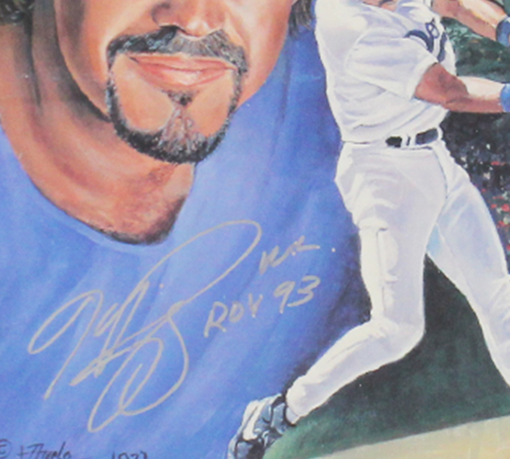 Mike Piazza Signed Los Angeles Dodgers Framed 8x10 MLB Artwork with "NL ROY 93" Inscription - Limited Edition 53/900 - Image 2