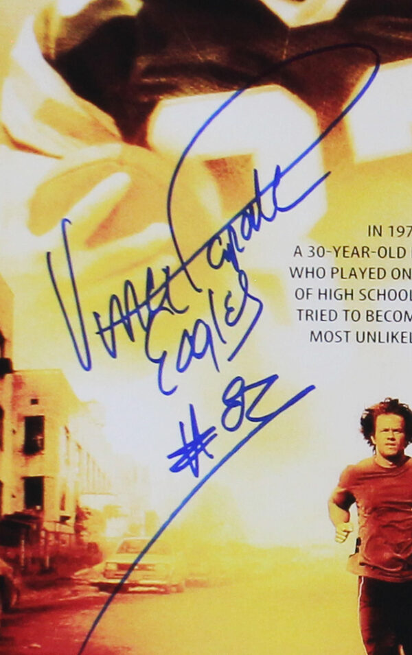 Vince Papale Signed Philadelphia Eagles Unframed 16x20 Invincible Movie Poster with "Eagles 82" Inscription - Image 2