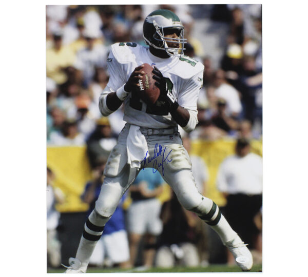Randall Cunningham Signed Philadelphia Eagles Unframed 16x20 Ball in Hand NFL Photo