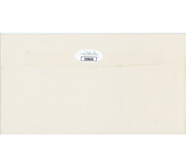 Reggie Jackson Signed New York Yankees Last Stadium Game Sept 2, 1987 Cachet Envelope with "HOF 93" Inscription - Image 2