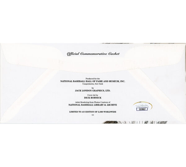 Earl Weaver and Jim Bunning Signed National Baseball Hall of Fame & Museum Induction Cachet Envelope - Image 2