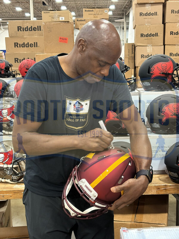 Darrell Green Signed Washington Commanders Speed Authentic 2024 NFL Helmet - Image 2