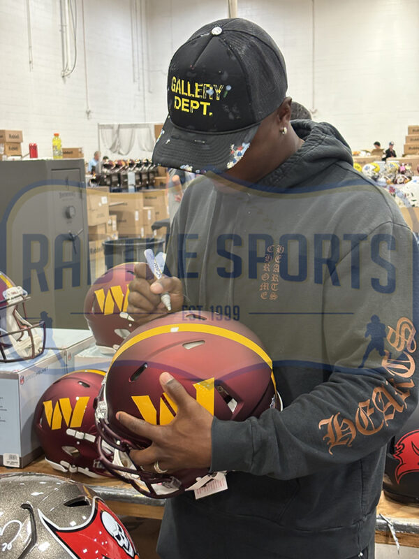 Terry McLaurin Signed Washington Commanders Speed Authentic 2024 NFL Helmet - Image 2