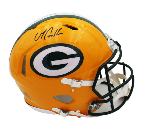 Matthew Golden Signed Green Bay Packers Speed Authentic NFL Helmet