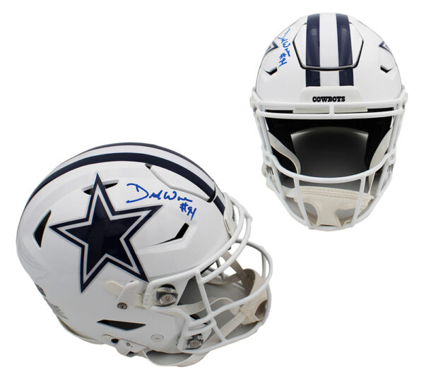 Demarcus Ware Signed Dallas Cowboys Speed Flex Authentic Alternate White NFL Helmet