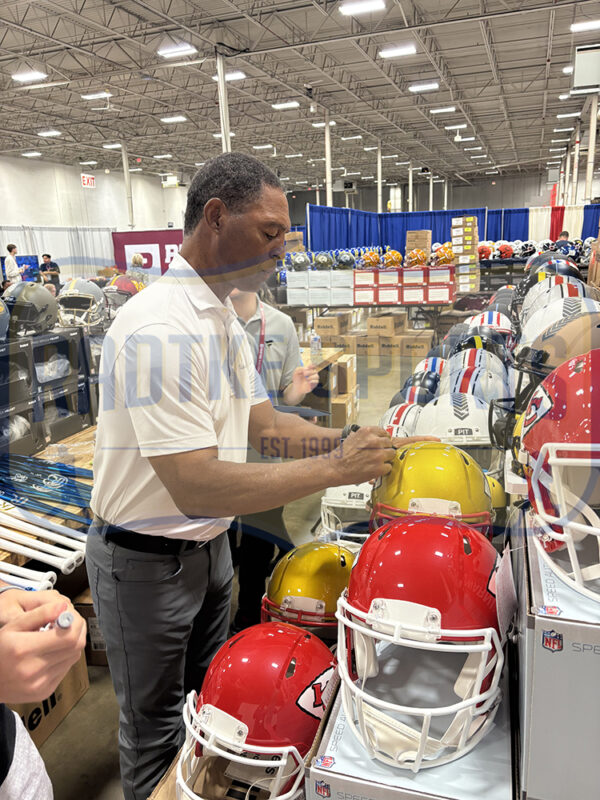 Marcus Allen Signed Kansas City Chiefs Speed Authentic Flash NFL Helmet - Image 2