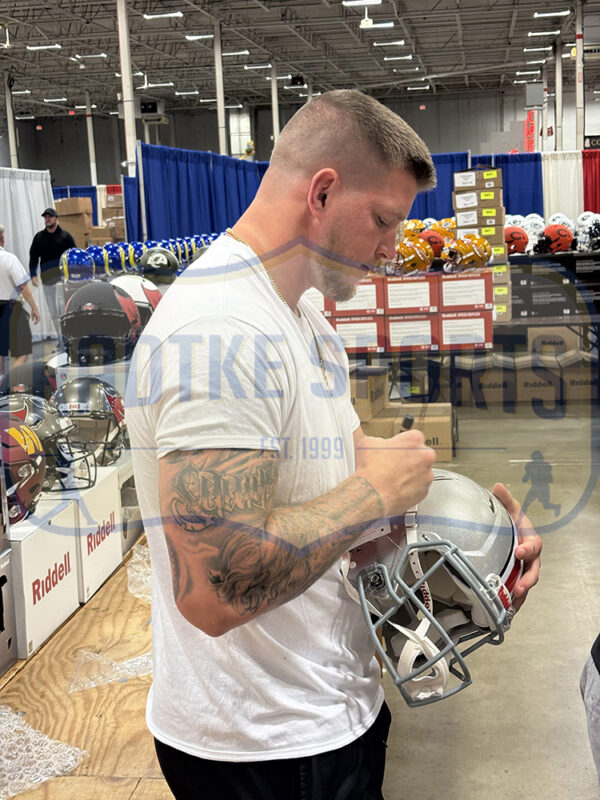 Jack Sawyer Signed Ohio State Buckeyes Speed Authentic NFL Helmet - Image 3