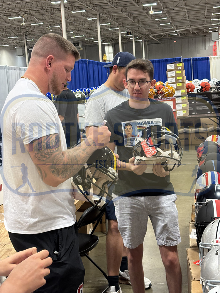 Jack Sawyer Signed Pittsburgh Steelers Speed Authentic NFL Helmet - Image 2