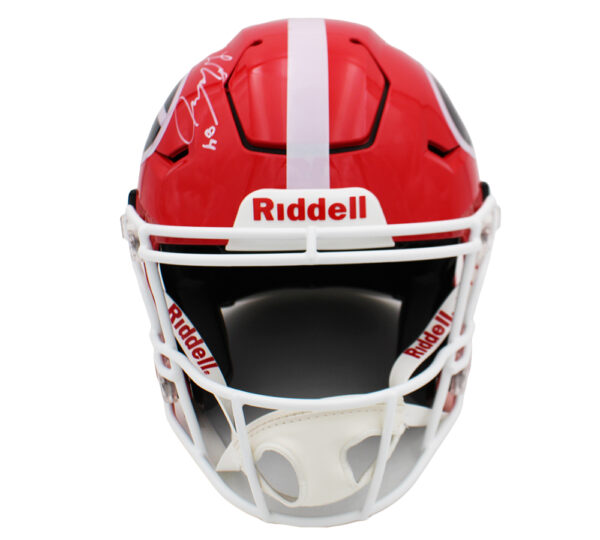 Ladd McConkey Signed Georgia Bulldogs Speed Flex Authentic NCAA Helmet - Image 3