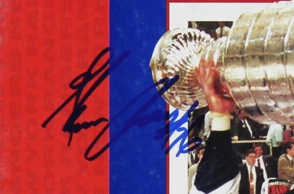 Glenn Anderson, Steve Larmer Signed New York Rangers Stanley Cup Edition Sports Illustrated Magazine with 4 Additional Signatures - Image 2