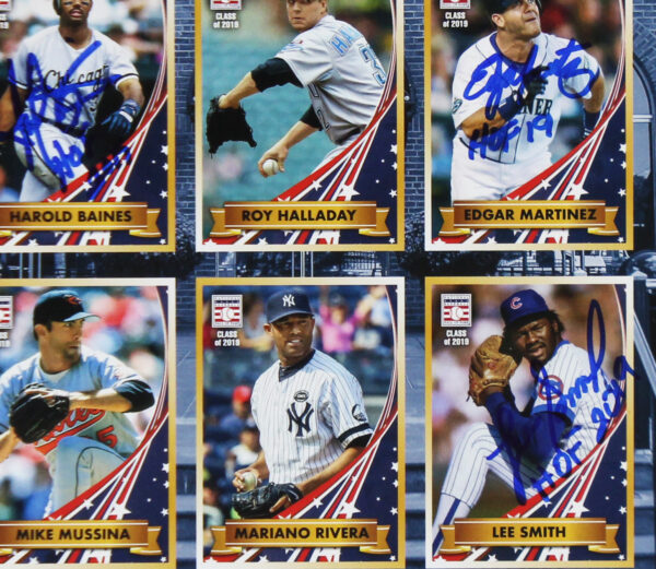 Edgar Martinez, Harold Baines, Lee Smith Signed Memories and Dreams 2019 Commemorative Hall of Fame Program - Image 2