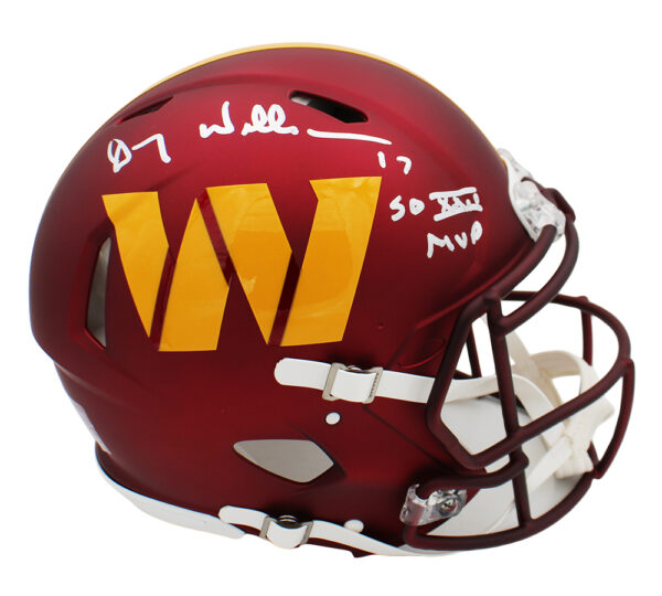 Doug Williams Signed Washington Commanders Speed Authentic 2024 NFL Helmet with "SB XXVII MVP" Inscription