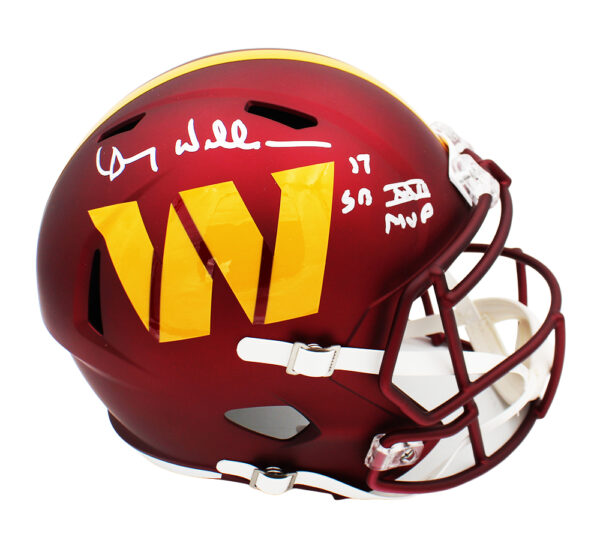 Doug Williams Signed Washington Commanders Speed Full Size Alternate NFL Helmet with “SB XXVI MVP” Inscription