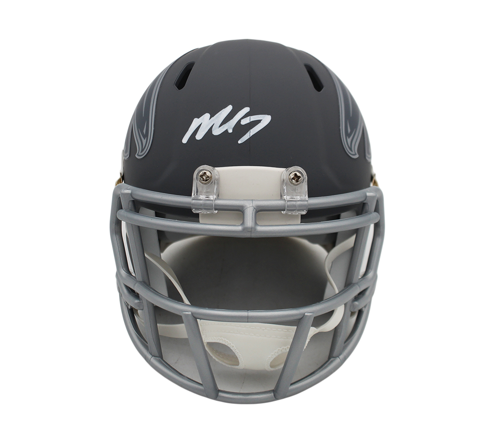 Michael Vick Signed Atlanta Falcons Speed Slate NFL Mini Helmet - Image 2