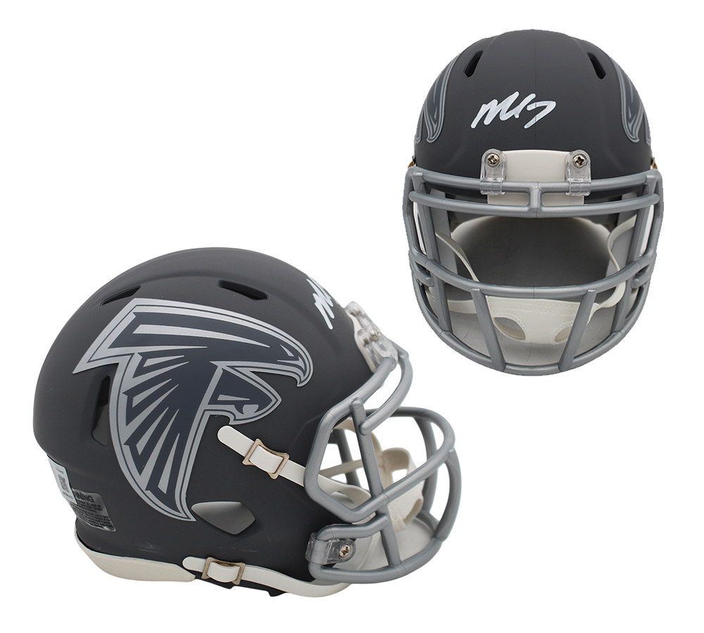 Michael Vick Signed Atlanta Falcons Speed Slate NFL Mini Helmet