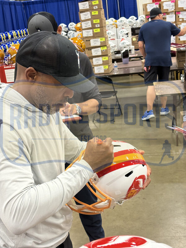 Warren Sapp, Ronde Barber, Mike Alstott Signed Tampa Bay Buccaneers Speed Authentic Lunar NFL Helmet - Image 2