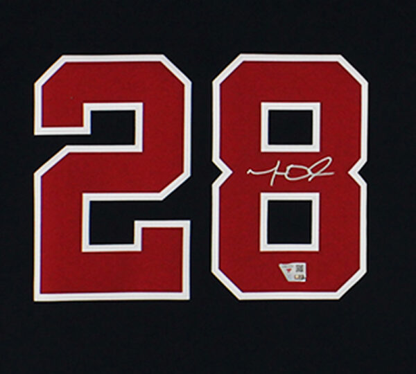 Matt Olson Signed Atlanta Braves Nike Navy MLB Jersey - Image 2