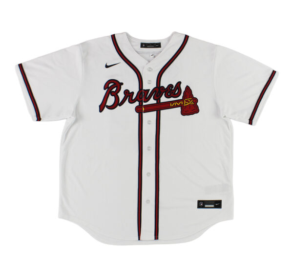 Matt Olson Signed Atlanta Braves Nike White MLB Jersey - Image 3