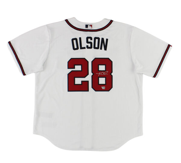 Matt Olson Signed Atlanta Braves Nike White MLB Jersey