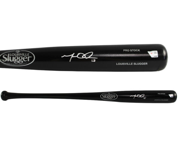 Matt Olson Signed Atlanta Braves Louisville Slugger Black MLB Bat