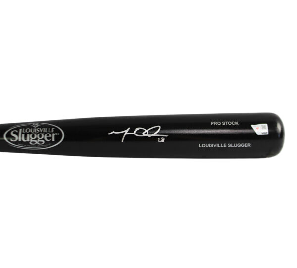 Matt Olson Signed Atlanta Braves Louisville Slugger Black MLB Bat - Image 2