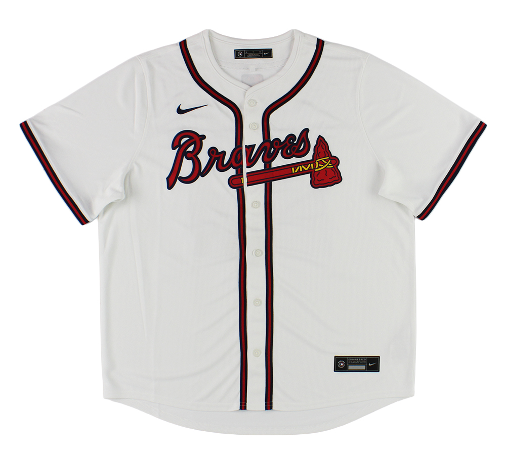 Michael Harris Signed Atlanta Braves Nike White MLB Jersey with "2022 NL Roy" Inscription - Image 3