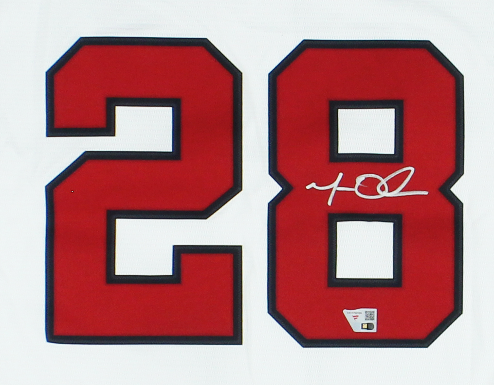 Matt Olson Signed Atlanta Braves Nike White MLB Jersey - Image 2