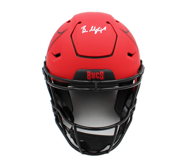 Baker Mayfield Signed Tampa Bay Buccaneers Speed Flex Authentic Rave NFL Helmet - Image 3