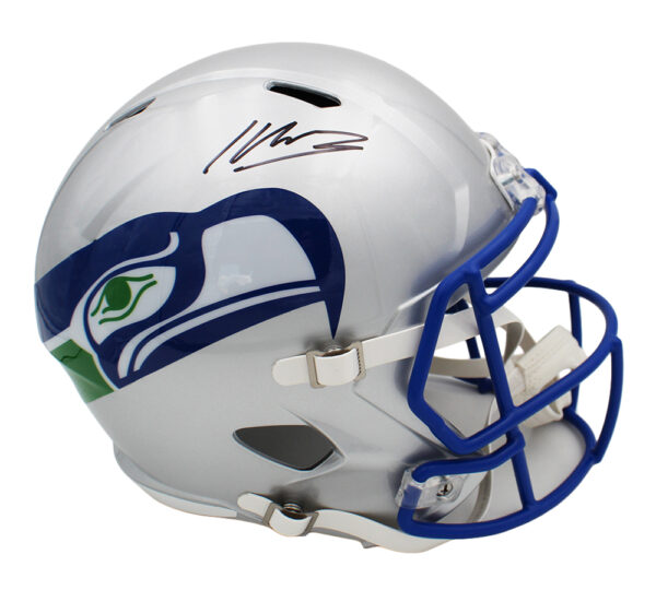 Kenneth Walker III Signed Seattle Seahawks Speed Full Size Throwback 1983-2001 NFL Helmet
