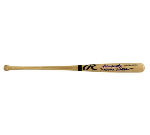 Dale Murphy Signed Atlanta Braves Adirondack Big Stick Blonde MLB Bat With "7x All Star, 5x Golden Glove" Inscription - Image 3