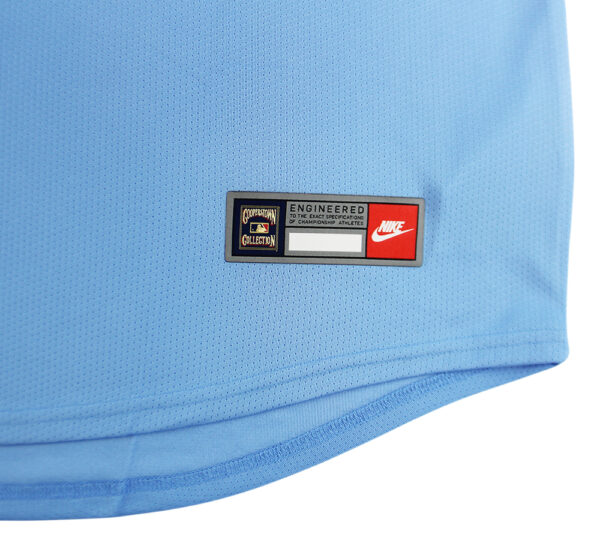 Dale Murphy Signed Atlanta Braves Nike Cooperstown Limited Throwback Blue MLB Jersey With "82, 83 NL MVP" Inscription - Image 4