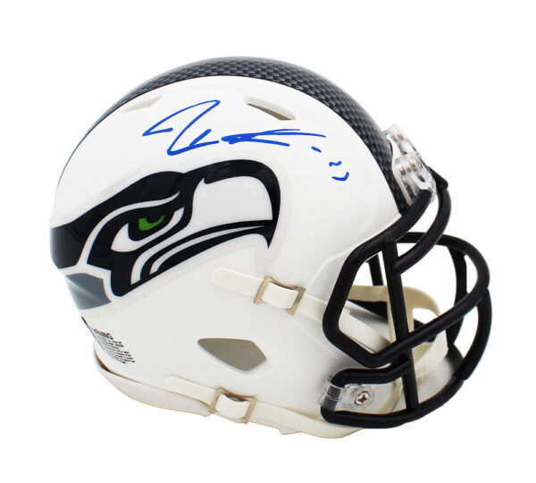 Jaxon Smith-Njigba Seattle Seahawks Speed Matte White NFL Mini Helmet