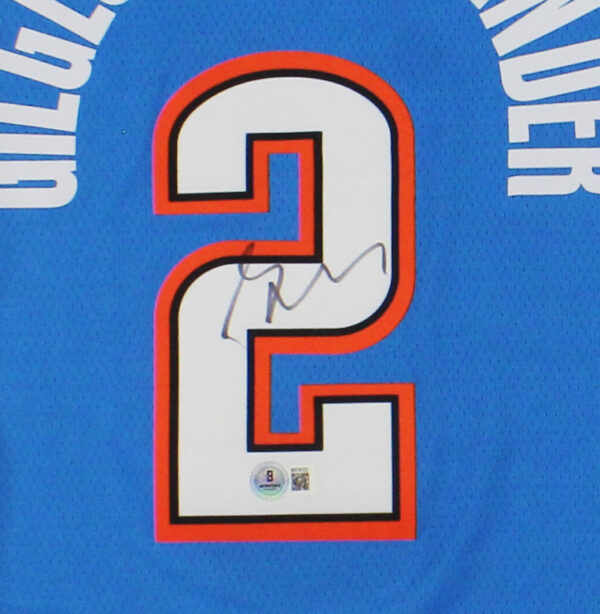Shai Gilgeous-Alexander Signed Oklahoma City Thunder Nike Blue NBA Jersey - Image 2