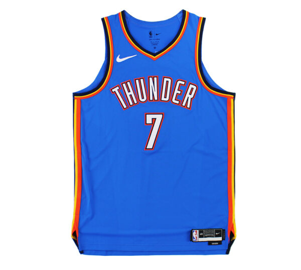 Chet Holmgren Signed Oklahoma City Thunder Nike Blue NBA Jersey - Image 3
