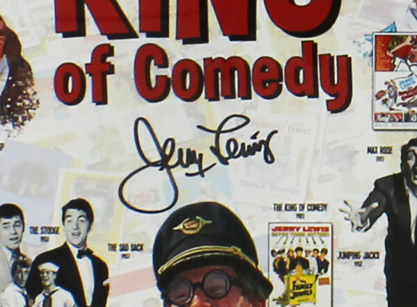 Jerry Lewis Signed Framed 16x20 The King of Comedy Collage Photo - Image 2