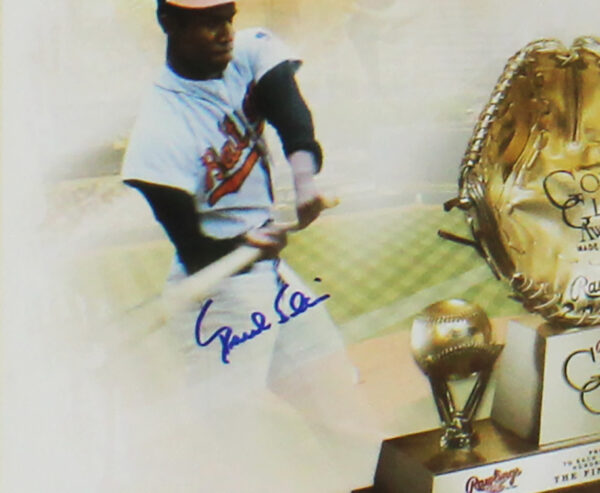 Eddie Murray, Jim Palmer, Davey Johnson, Paul Blair Signed Baltimore Orioles Framed 16x20 Orioles Golden Boys Collage MLB Photo - Image 3