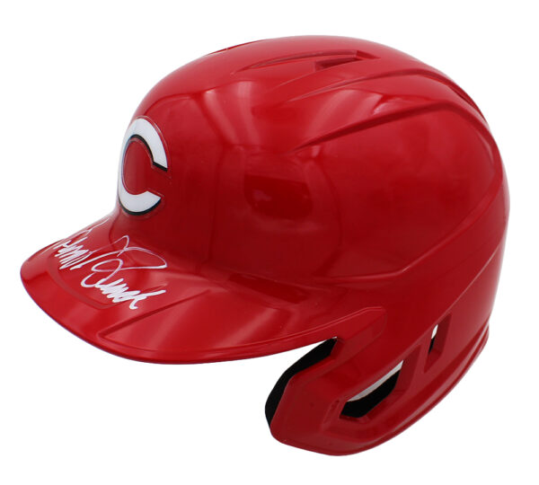 Johnny Bench Signed Cincinnati Reds Rawlings Mach Pro MLB Helmet - Image 2