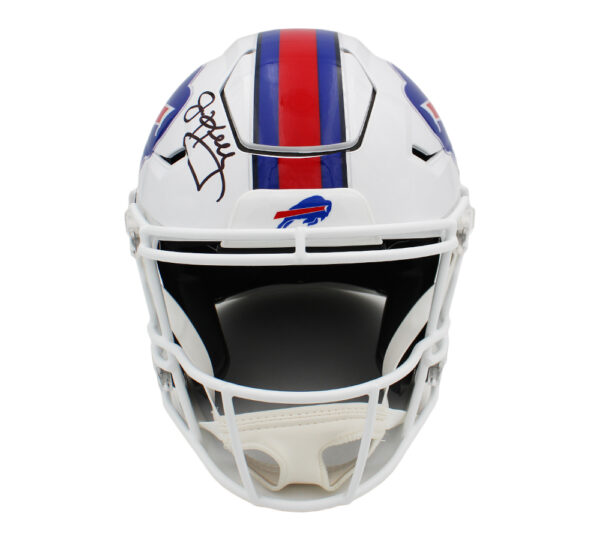 Andre Reed, Thurman Thomas Marv Levy & Jim Kelly Signed Buffalo Bills Speed Flex Authentic NFL Helmet - Image 5