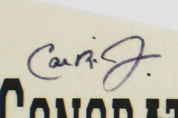 Cal Ripken Jr. Signed Baltimore Orioles Streak Week Congratulations Pennant - Image 2