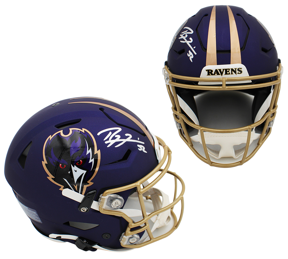 Ray Lewis Signed Baltimore Ravens Speed Flex Authentic Alternate NFL Helmet